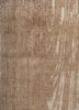 entropy ivory wool and silk hand knotted Rug - CloseUp