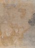 entropy ivory wool and silk hand knotted Rug - CloseUp