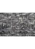 manifest grey and black wool hand knotted Rug - CloseUp manifest grey and black wool hand knotted Rug - CloseUp