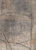 entropy beige and brown wool hand knotted Rug - CloseUp