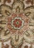 gulmarg red and orange silk hand knotted Rug - CloseUp