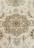 gulmarg ivory silk hand knotted Rug - CloseUp