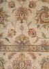 gulmarg ivory silk hand knotted Rug - CloseUp