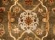 gulmarg green silk hand knotted Rug - CloseUp gulmarg green silk hand knotted Rug - CloseUp