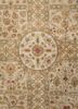 gulmarg ivory silk hand knotted Rug - CloseUp