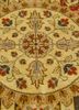 gulmarg red and orange silk hand knotted Rug - CloseUp gulmarg red and orange silk hand knotted Rug - CloseUp