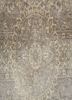 gulmarg grey and black silk hand knotted Rug - CloseUp gulmarg grey and black silk hand knotted Rug - CloseUp