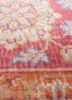 gulmarg red and orange silk hand knotted Rug - CloseUp