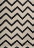indusbar beige and brown wool flat weaves Rug - CloseUp indusbar beige and brown wool flat weaves Rug - CloseUp