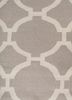indusbar grey and black wool flat weaves Rug - CloseUp indusbar grey and black wool flat weaves Rug - CloseUp