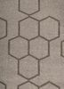 indusbar grey and black wool flat weaves Rug - CloseUp