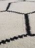 indusbar ivory wool flat weaves Rug - CloseUp indusbar ivory wool flat weaves Rug - CloseUp