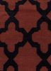 indusbar red and orange wool flat weaves Rug - CloseUp indusbar red and orange wool flat weaves Rug - CloseUp