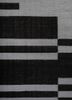 indusbar grey and black wool flat weaves Rug - CloseUp indusbar grey and black wool flat weaves Rug - CloseUp