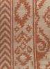indusbar red and orange wool flat weaves Rug - CloseUp indusbar red and orange wool flat weaves Rug - CloseUp