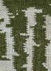 indusbar green wool flat weaves Rug - CloseUp