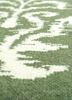 indusbar green wool flat weaves Rug - CloseUp indusbar green wool flat weaves Rug - CloseUp
