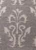 indusbar grey and black wool flat weaves Rug - CloseUp