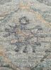 someplace in time blue afghan wool hand knotted Rug - CloseUp someplace in time blue afghan wool hand knotted Rug - CloseUp