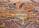 someplace in time pink and purple afghan wool hand knotted Rug - CloseUp someplace in time pink and purple afghan wool hand knotted Rug - CloseUp