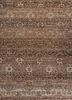erbe beige and brown wool hand knotted Rug - CloseUp erbe beige and brown wool hand knotted Rug - CloseUp