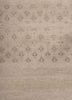 someplace in time ivory wool hand knotted Rug - CloseUp someplace in time ivory wool hand knotted Rug - CloseUp