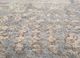 someplace in time ivory afghan wool hand knotted Rug - CloseUp