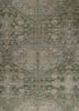 someplace in time green afghan wool hand knotted Rug - CloseUp someplace in time green afghan wool hand knotted Rug - CloseUp