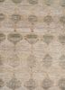erbe green wool hand knotted Rug - CloseUp erbe green wool hand knotted Rug - CloseUp
