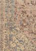 someplace in time red and orange wool hand knotted Rug - CloseUp