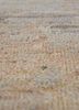 far east ivory afghan wool hand knotted Rug - CloseUp far east ivory afghan wool hand knotted Rug - CloseUp