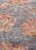 pansy grey and black afghan wool hand knotted Rug - CloseUp pansy grey and black afghan wool hand knotted Rug - CloseUp