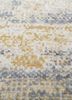 entropy ivory wool and silk hand knotted Rug - CloseUp entropy ivory wool and silk hand knotted Rug - CloseUp