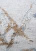 urban pause by kavi ivory wool and silk hand knotted Rug - CloseUp urban pause by kavi ivory wool and silk hand knotted Rug - CloseUp