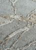 urban pause by kavi grey and black wool and silk hand knotted Rug - CloseUp