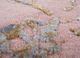 urban pause by kavi red and orange wool and silk hand knotted Rug - CloseUp urban pause by kavi red and orange wool and silk hand knotted Rug - CloseUp