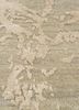 urban pause by kavi green wool and silk hand knotted Rug - CloseUp urban pause by kavi green wool and silk hand knotted Rug - CloseUp