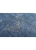 free verse by kavi grey and black wool and silk hand knotted Rug - CloseUp