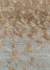 urban pause by kavi grey and black wool and silk hand knotted Rug - CloseUp urban pause by kavi grey and black wool and silk hand knotted Rug - CloseUp