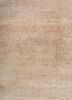 azalea ivory wool and silk hand knotted Rug - CloseUp