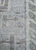 erbe grey and black wool hand knotted Rug - CloseUp