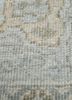 erbe grey and black wool hand knotted Rug - CloseUp