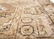 erbe beige and brown afghan wool hand knotted Rug - CloseUp erbe beige and brown afghan wool hand knotted Rug - CloseUp