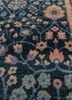 gulnar blue afghan wool hand knotted Rug - CloseUp gulnar blue afghan wool hand knotted Rug - CloseUp