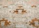 viscaya beige and brown afghan wool hand knotted Rug - CloseUp