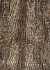 gilded age grey and black afghan wool hand knotted Rug - CloseUp