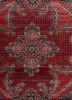 gilded age red and orange afghan wool hand knotted Rug - CloseUp gilded age red and orange afghan wool hand knotted Rug - CloseUp