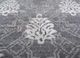 inde rose grey and black wool and silk hand knotted Rug - CloseUp inde rose grey and black wool and silk hand knotted Rug - CloseUp