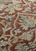 viscaya beige and brown afghan wool and silk hand knotted Rug - CloseUp