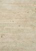 entropy green afghan wool and silk hand knotted Rug - CloseUp